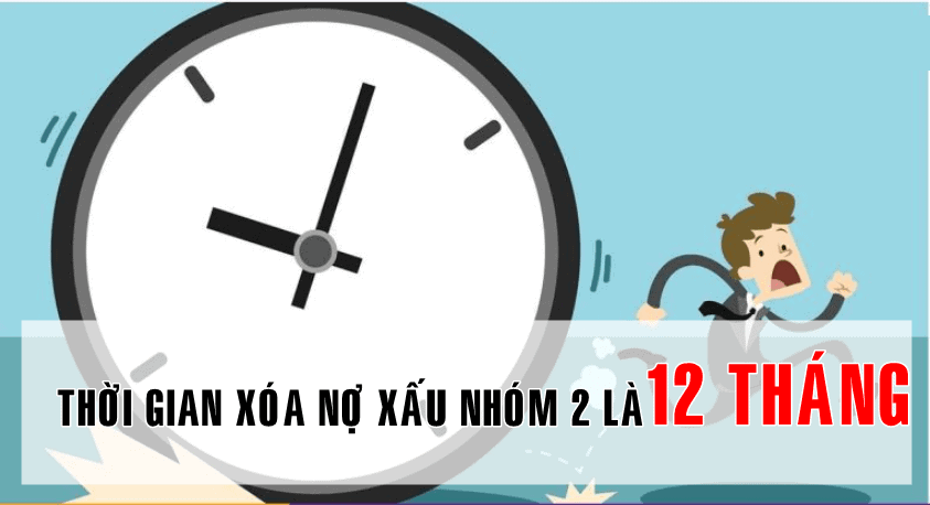 Nợ xấu được xóa sau 12 tháng