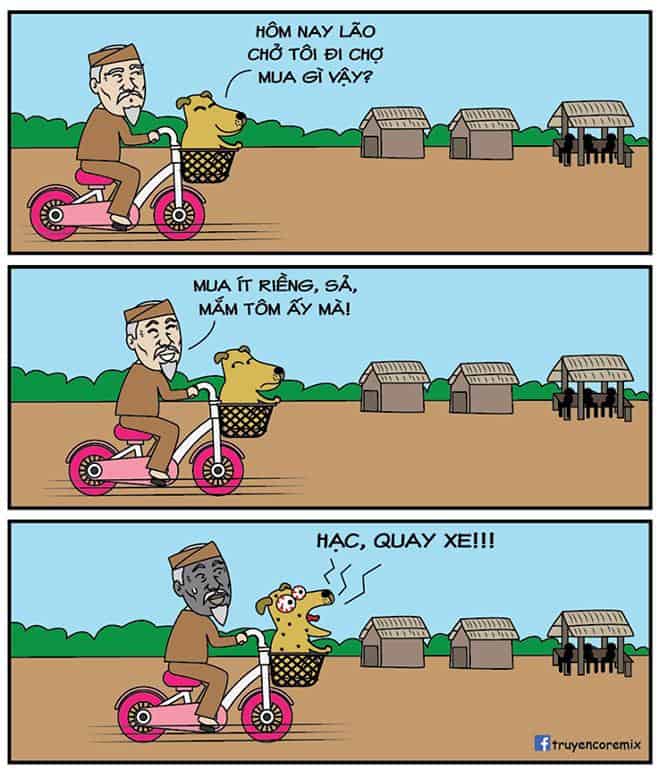 Hải quay xe được chế dưới nhiều trường hợp vui nhộn, mang tính giải trí cao