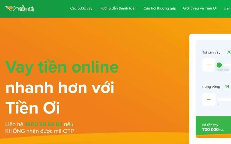 Tiền ơi là đơn vị cho vay tiền online với hạn mức 10 triệu đồng